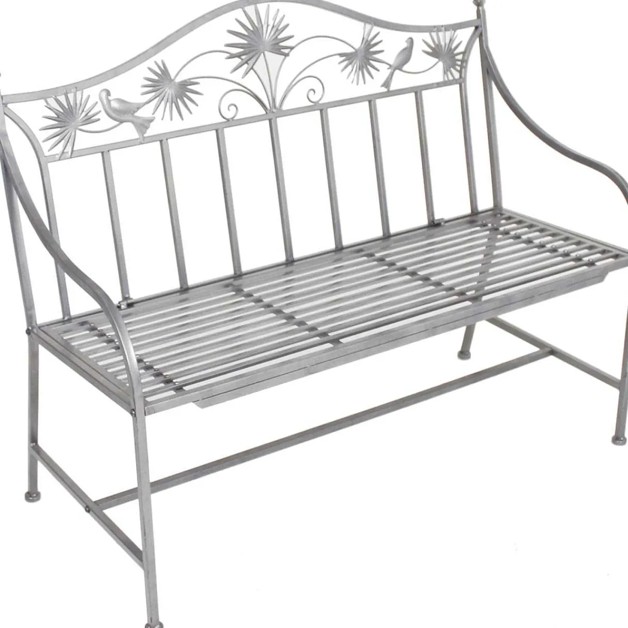 mutoni pleasure Gartenbank Talin Eisen Silber 111> Gartenbänke