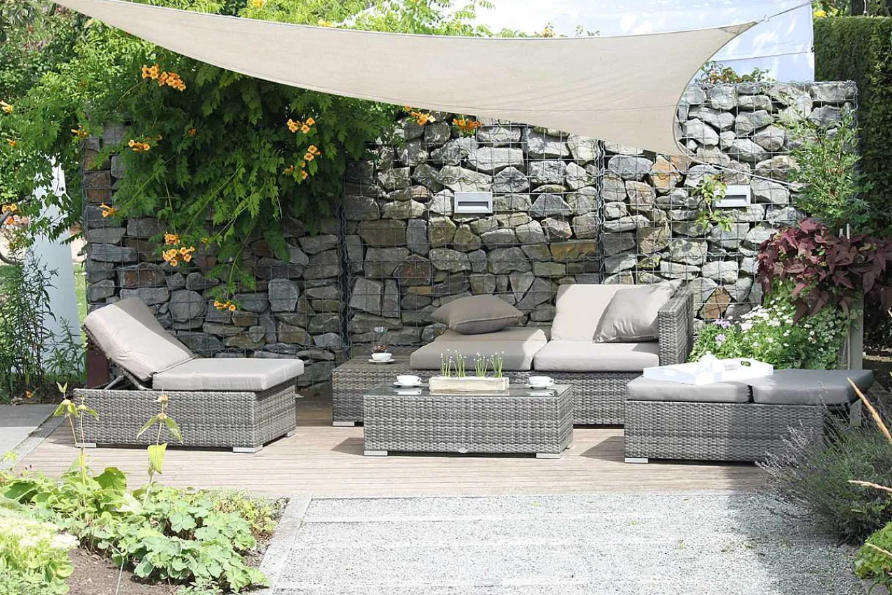 mutoni pleasure Gartenlounge Alcudia Grau> Gartenlounge