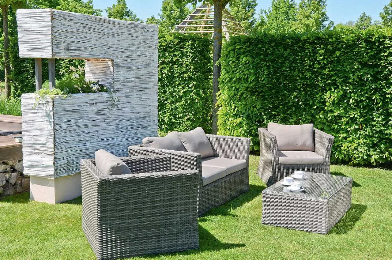 mutoni pleasure Gartenlounge Avila Graubraun> Gartenlounge