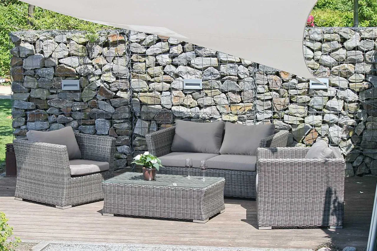 mutoni pleasure Gartenlounge Avila Graubraun> Gartenlounge