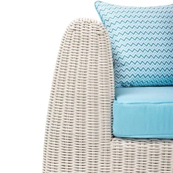 mutoni ethnic Gartenlounge Cactus Polyrattan Bianco Wash 4-Teilig><noscript><img width=