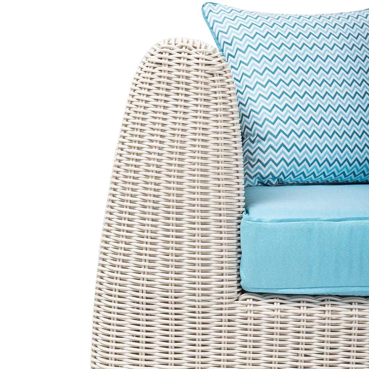 mutoni ethnic Gartenlounge Cactus Polyrattan Bianco Wash 4-Teilig> Gartenlounge