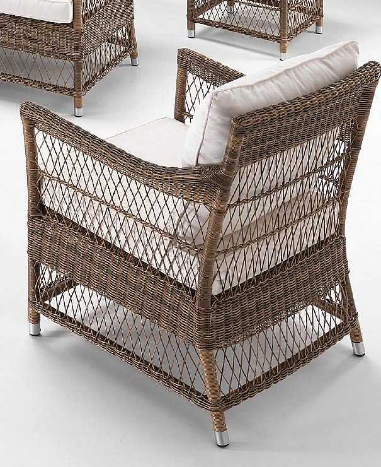 mutoni ethnic Gartenlounge Camille Polyrattan Bronze 5-Teilig> Gartenlounge