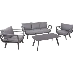 mutoni pleasure Gartenlounge Elia Grau (4-Er Set)><noscript><img width=