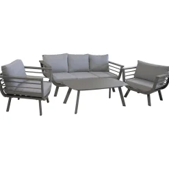 mutoni pleasure Gartenlounge Elia Grau (4-Er Set)><noscript><img width=