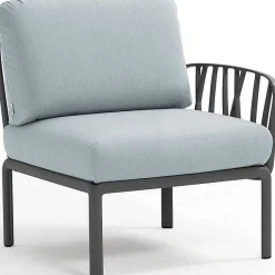 NARDI outdoor Gartenlounge Komodo Endelement Anthrazit Hellblau> Loungeelemente