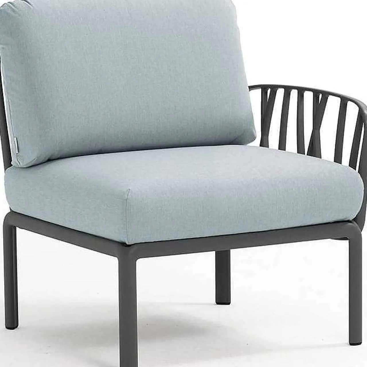 NARDI outdoor Gartenlounge Komodo Endelement Anthrazit Hellblau> Loungeelemente