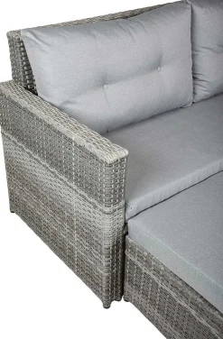 mutoni pleasure Gartenlounge Malta Grau> Gartenlounge