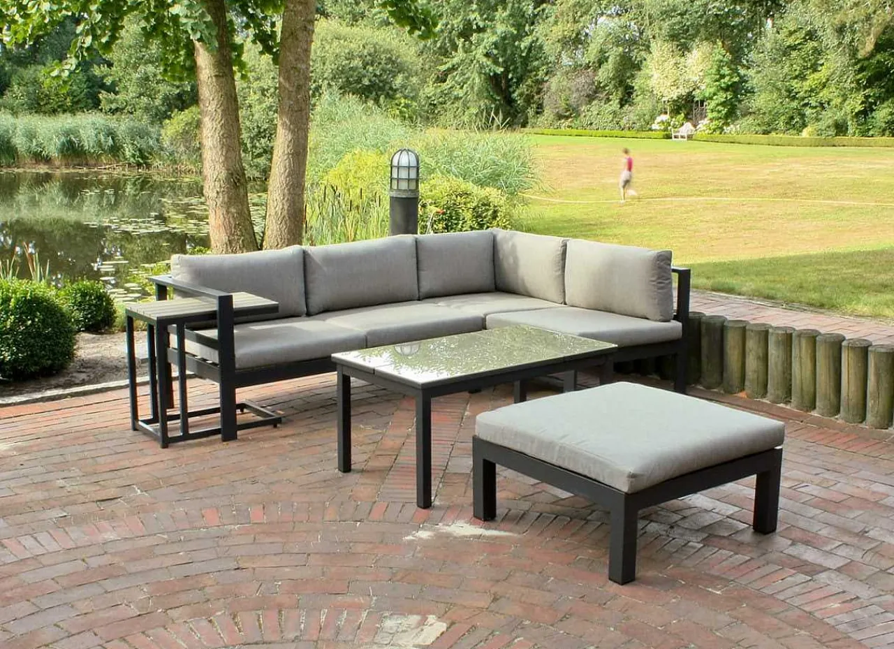 mutoni pleasure Gartenlounge Miranda Grau> Gartenlounge