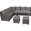 mutoni pleasure Gartenlounge Oviedo Dunkelgrau> Gartenlounge