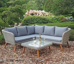 mutoni pleasure Gartenlounge Pamplona Grau> Gartenlounge
