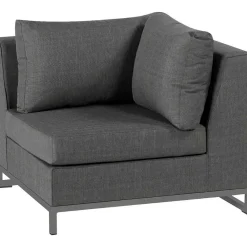 mutoni living Gartenlounge Rhodos Eck-Element Steingrau> Loungeelemente