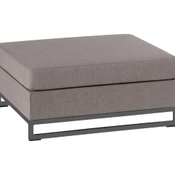 mutoni living Gartenlounge Rhodos Hocker Taupe> Gartenhocker