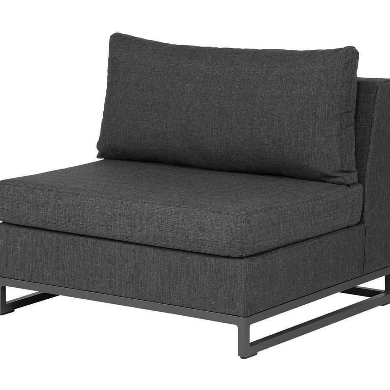 mutoni living Gartenlounge Rhodos 1-Sitzer Element Schwarz> Loungeelemente