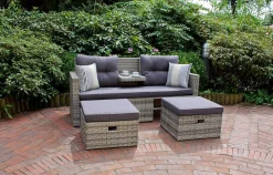 mutoni pleasure Gartenlounge Valletta Grau> Gartenlounge