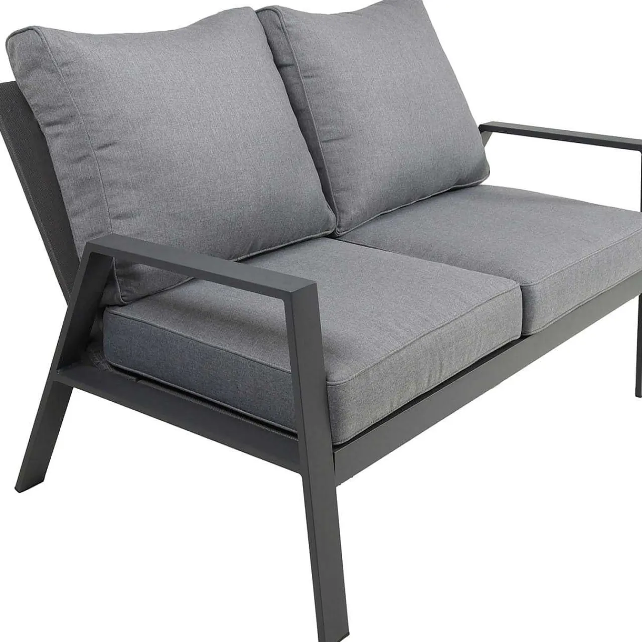 mutoni pleasure Gartenlounge Victoria Anthrazit (4-Er Set)> Gartenlounge
