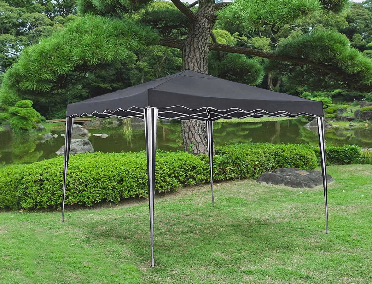 mutoni pleasure Gartenpavillon Ganges Grau 295X295> Pavillons Und Gartenzelte