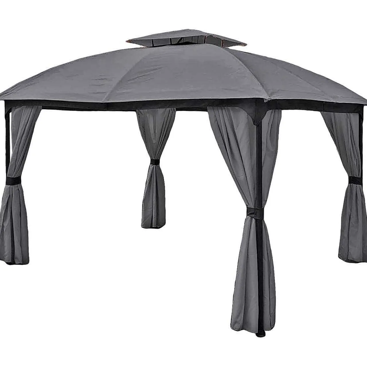 mutoni pleasure Gartenpavillon Kama Anthrazit 360X300> Pavillons Und Gartenzelte