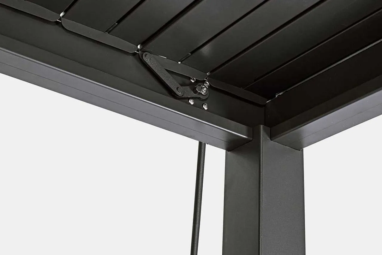 mutoni lifestyle Gartenpavillon Ocean Anthrazit 300X400> Pavillons Und Gartenzelte