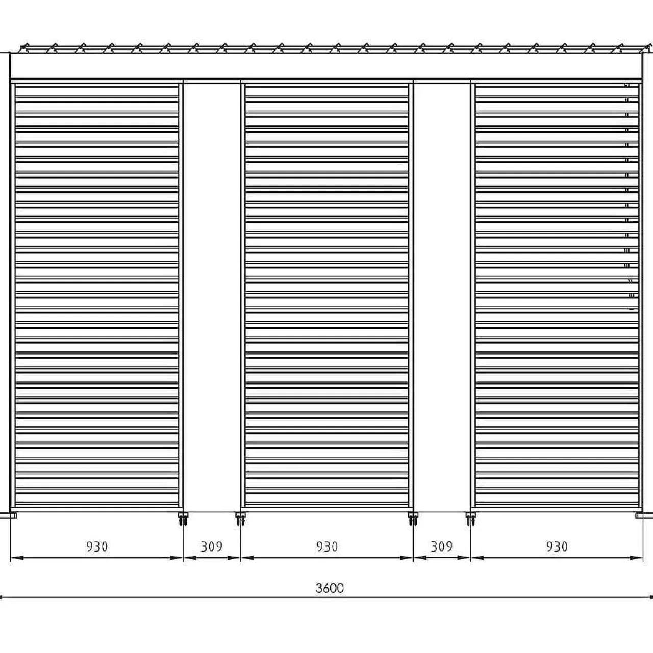 mutoni lifestyle Gartenpavillon Ocean Anthrazit 360X720> Pavillons Und Gartenzelte