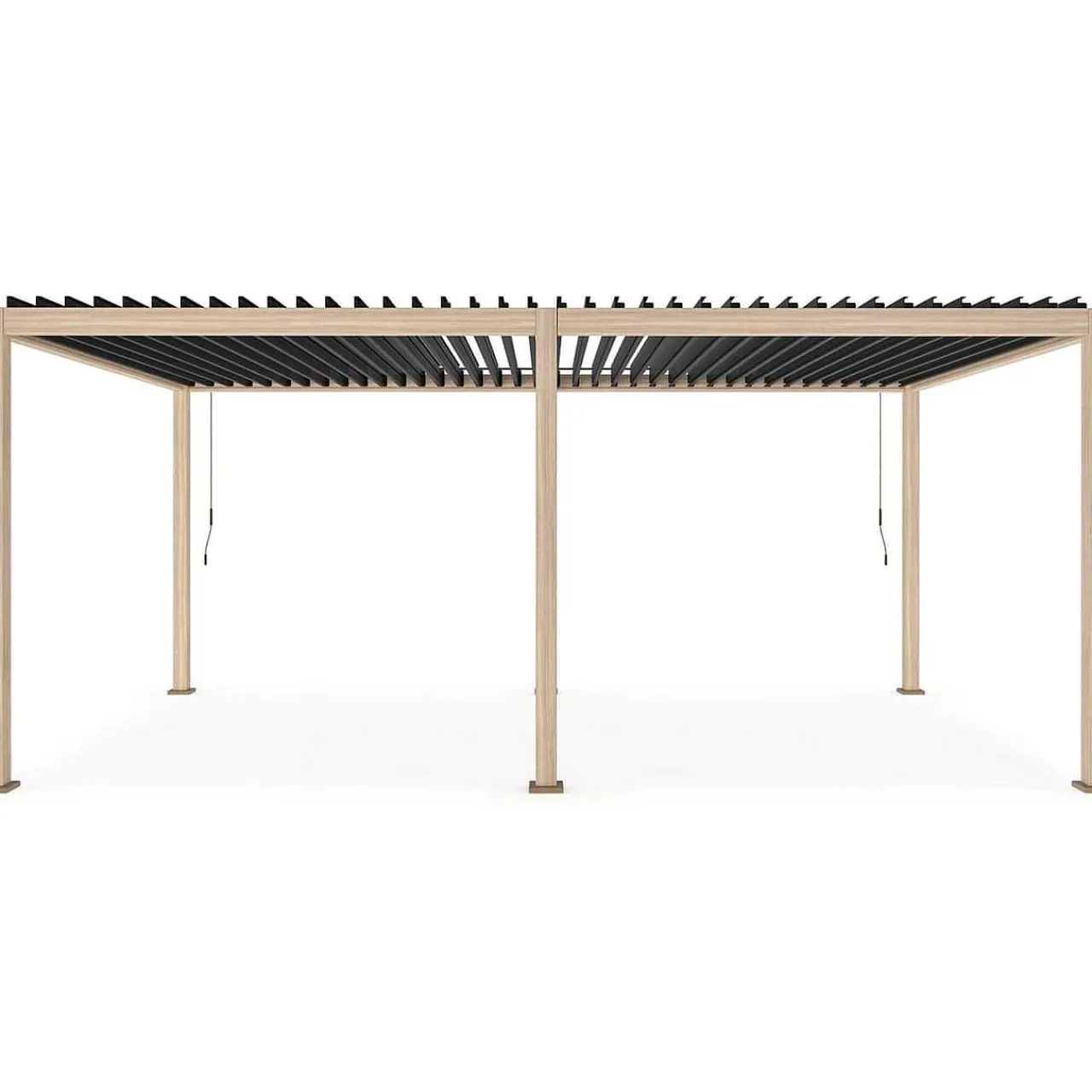 mutoni lifestyle Gartenpavillon Ocean Natur-Anthrazit 360X600> Pavillons Und Gartenzelte