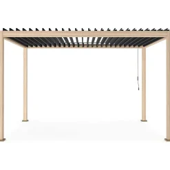 mutoni lifestyle Gartenpavillon Ocean Natur-Anthrazit 300X400> Pavillons Und Gartenzelte