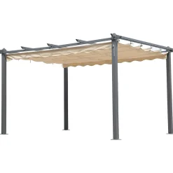 mutoni pleasure Gartenpavillon Pecos Beige 395X295> Pavillons Und Gartenzelte