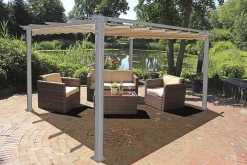 mutoni pleasure Gartenpavillon Pecos Beige 395X295><noscript><img width=