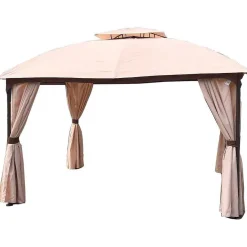 mutoni pleasure Gartenpavillon Pires Beige 360X300> Pavillons Und Gartenzelte