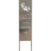 mutoni pleasure Gartenschild Farn Edelstahl Silber> Gartendeko