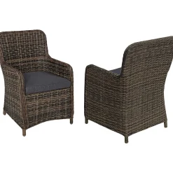 mutoni pleasure Gartensessel-Set Bordeaux Nelkenbraun (2-Tlg)> Gartensessel