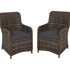 mutoni pleasure Gartensessel-Set Bordeaux Nelkenbraun (2-Tlg)><noscript><img width=