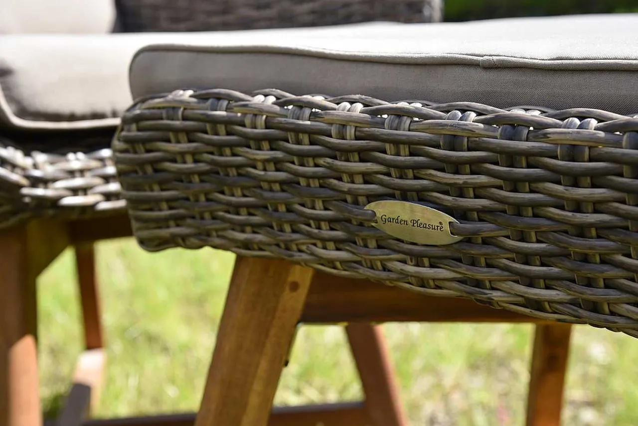 mutoni pleasure Gartenset Calvia Braun (3-Tlg)> Gartensessel