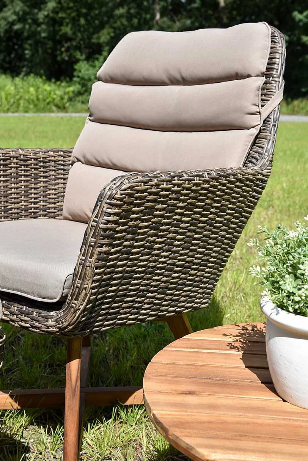 mutoni pleasure Gartenset Calvia Braun (3-Tlg)> Gartensessel