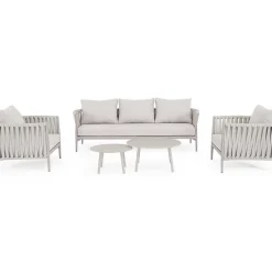 mutoni lifestyle Gartensofa Jacinta 3-Sitzer Hellgrau><noscript><img width=