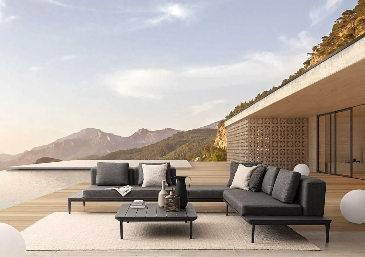 mutoni lifestyle Gartensofa Matrix Anthrazit> Gartensofas