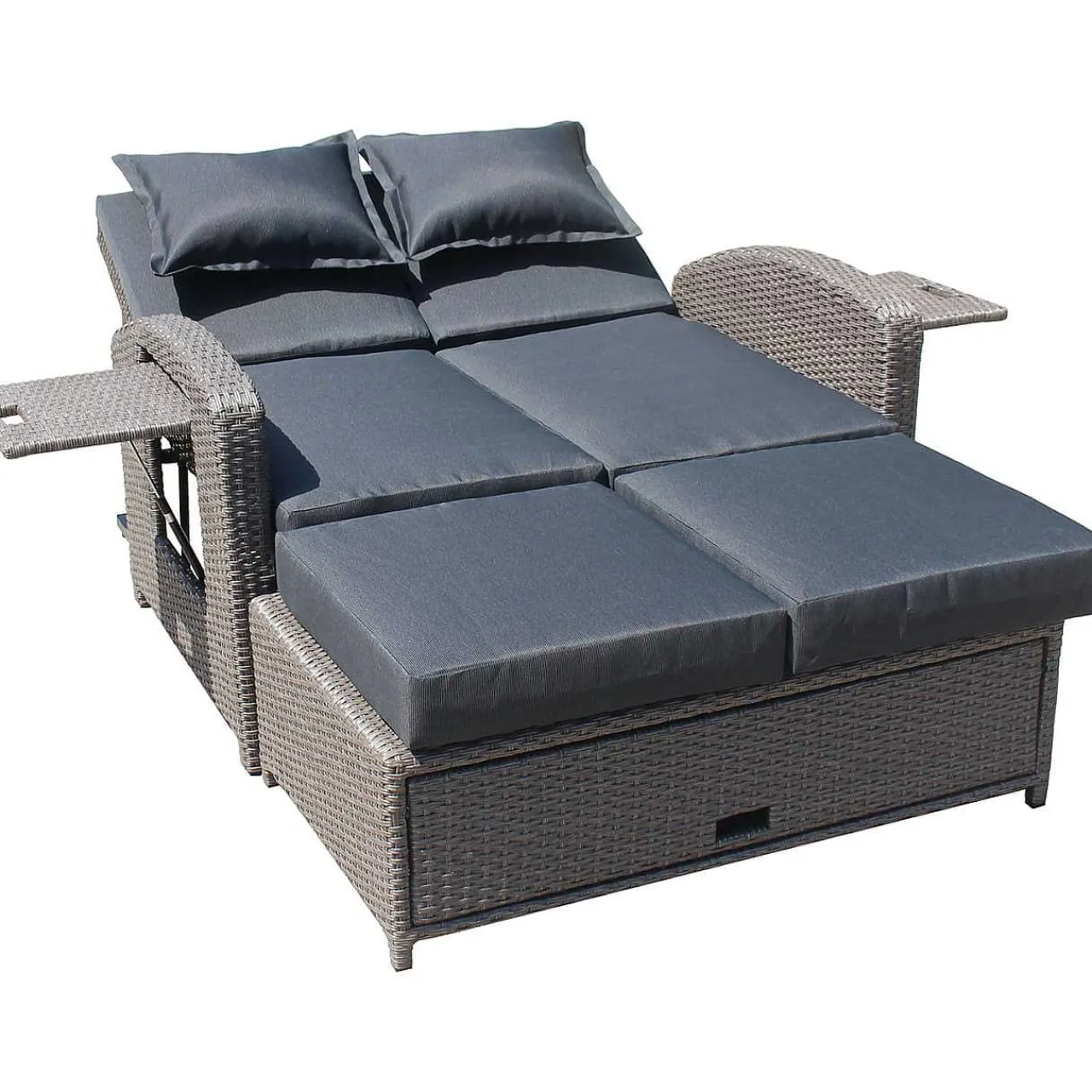 mutoni pleasure Gartensofa Nizza Braun Grau> Gartensofas