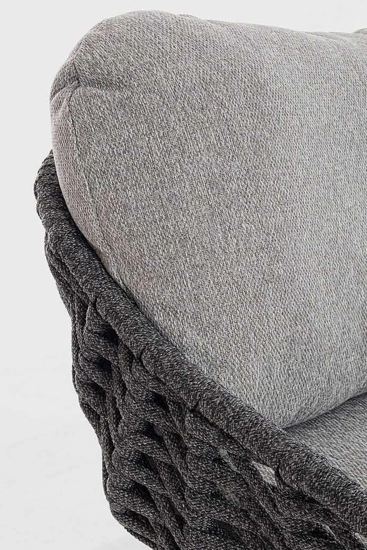 mutoni lifestyle Gartensofa Tamires 3-Sitzer Teakholz Anthrazit> Gartensofas