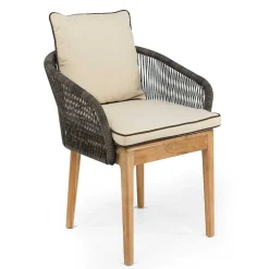mutoni ethnic Gartenstuhl Dakota Teak Java Brown><noscript><img width=