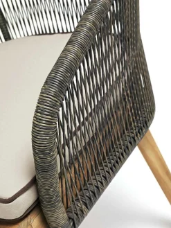 mutoni ethnic Gartenstuhl Dakota Teak Java Brown><noscript><img width=