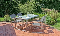 mutoni pleasure Gartentisch Ava Glas Grau 160X90><noscript><img width=