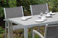 mutoni pleasure Gartentisch Grace Glas Hellgrau 150X90><noscript><img width=