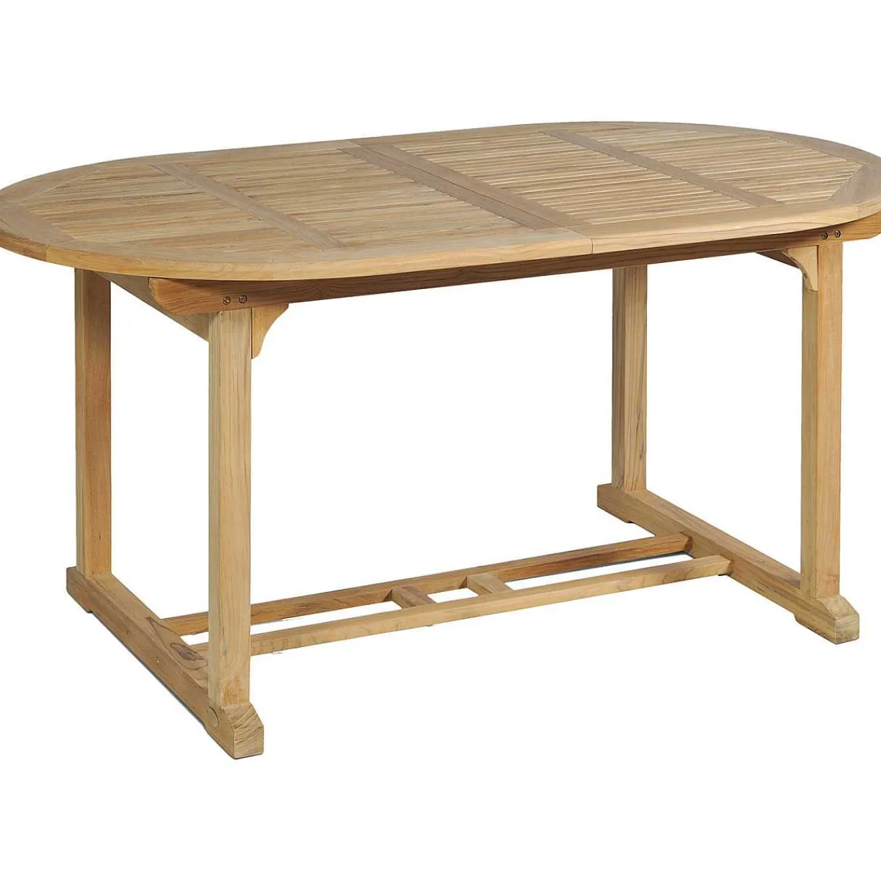 mutoni pleasure Gartentisch Solo Teak Natur Oval 160-210X95> Garten Esstische