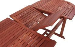 mutoni pleasure Gartentisch Stockholm Eukalyptus Natur Oval 150-200X90><noscript><img width=
