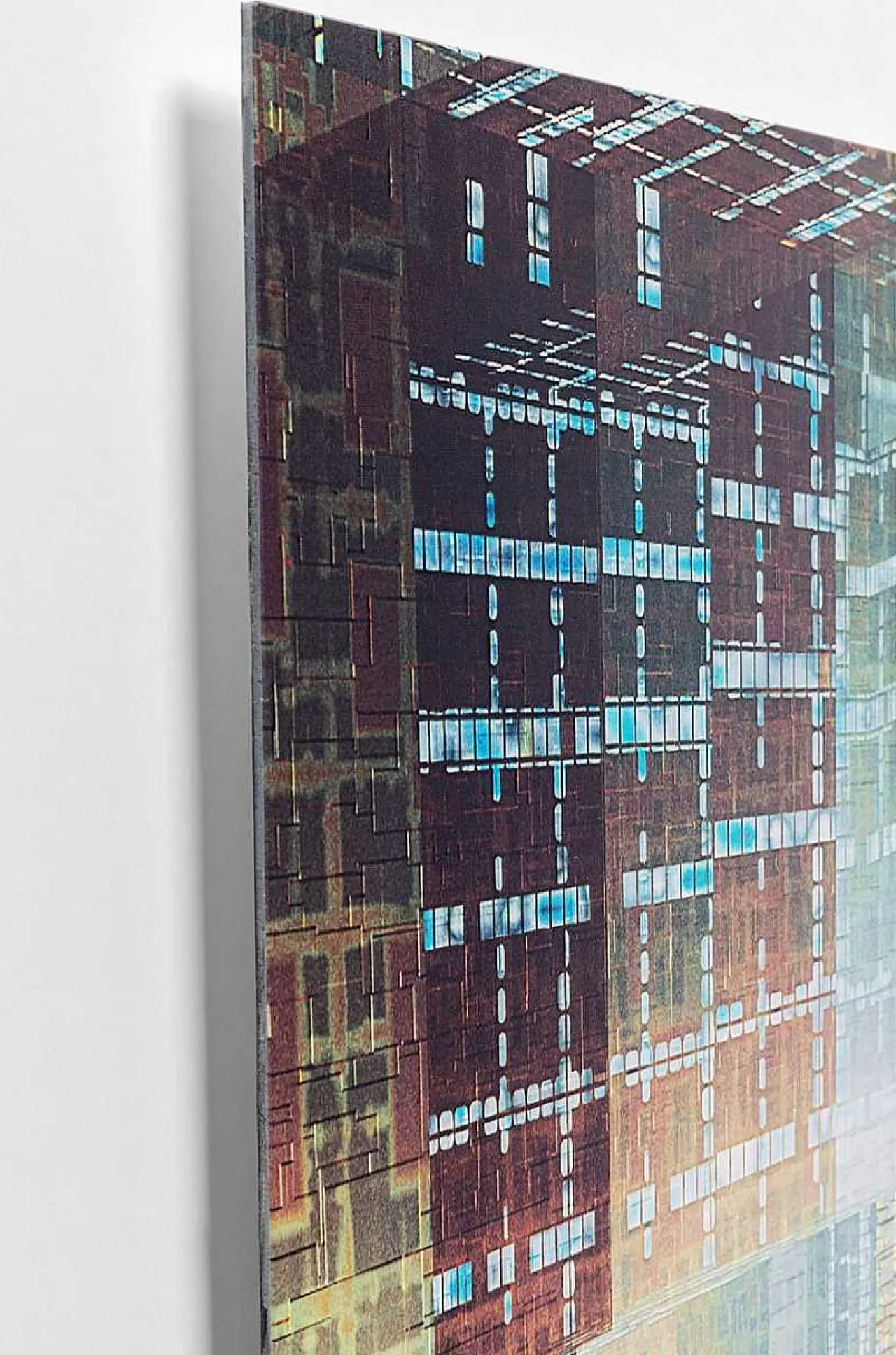 KARE Design Glasbild 3D Future City 150X100> Glasbilder