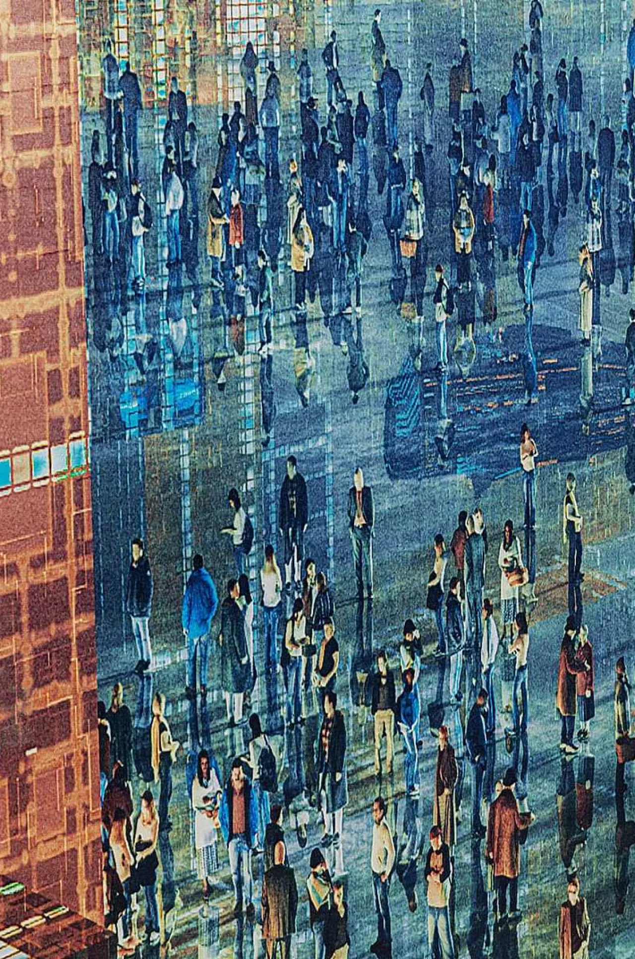 KARE Design Glasbild 3D Future City 150X100> Glasbilder