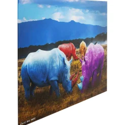KARE Design Glasbild Rhino Colore 120X80><noscript><img width=