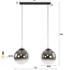 mutoni industrial Hangelampe Bubble Shaded 2L Xl> Hängeleuchten