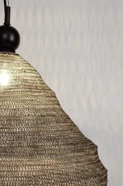 mutoni lifestyle Hangeleuchte Odissa Rhombus Gold Rund 58> Hängeleuchten