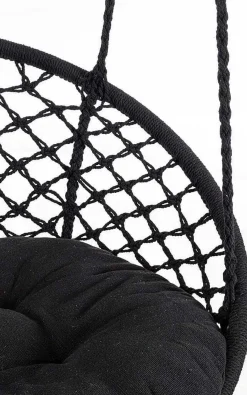 mutoni lifestyle Hangematte Javier Schwarz Rund 80> Hängematten